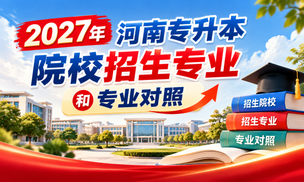 2026年河南专升本考试招生工作通知